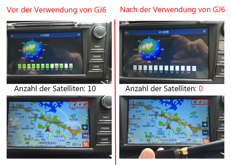 Satelliten GPS Störsender Auto