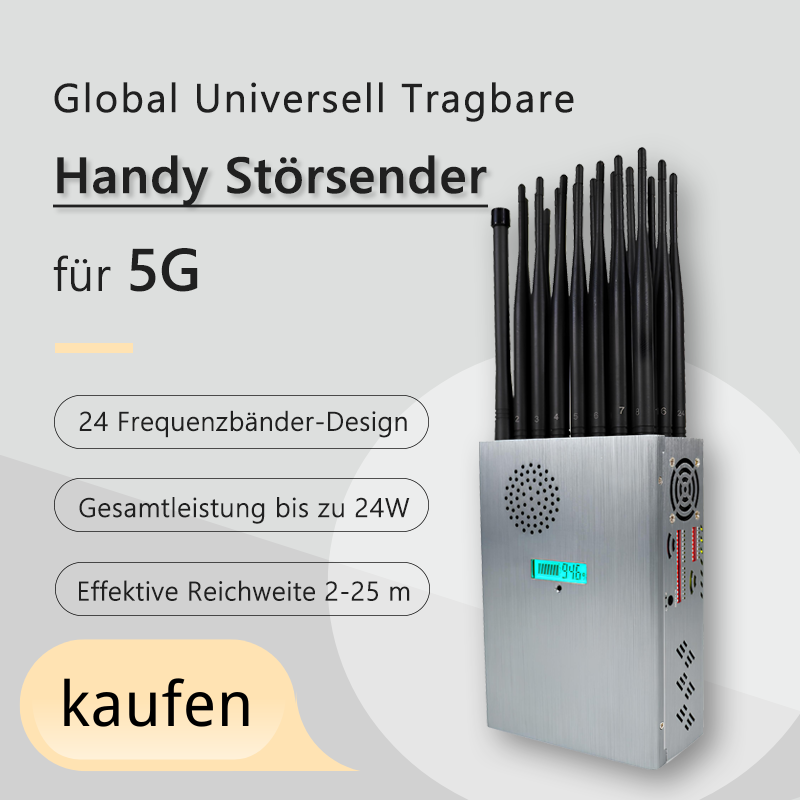 Globaler universeller Tragbare Handy Störsender für 5G