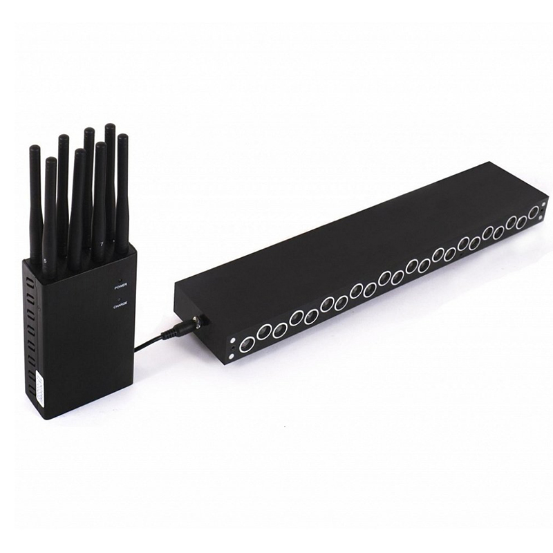 Ultrasonic audio and 4g cell signal Jammer