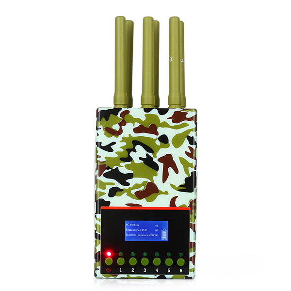 Handheld Military Camouflage phone network Jammer