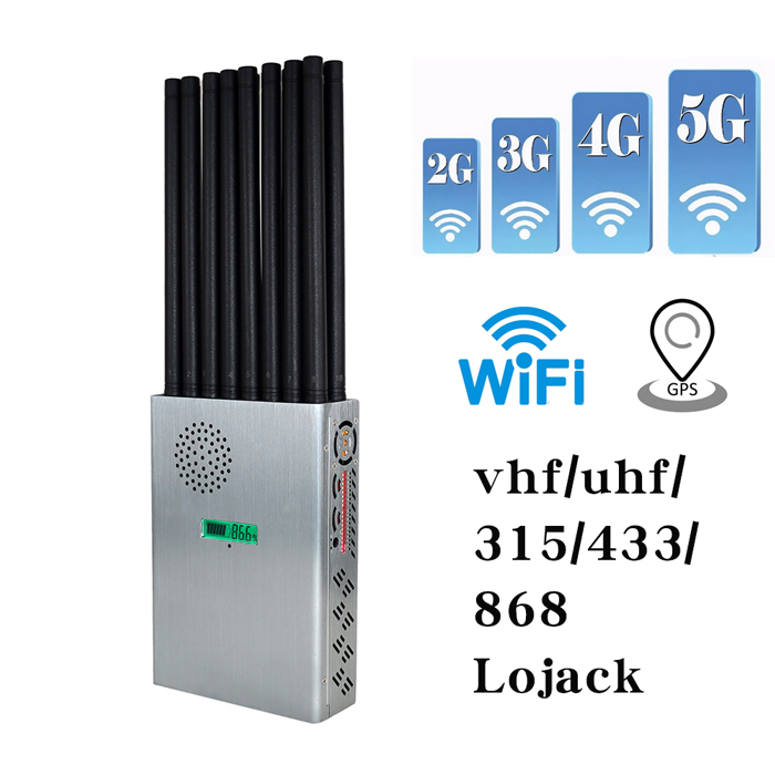 16 antenna 18 bands Portable Cellular signal jammer