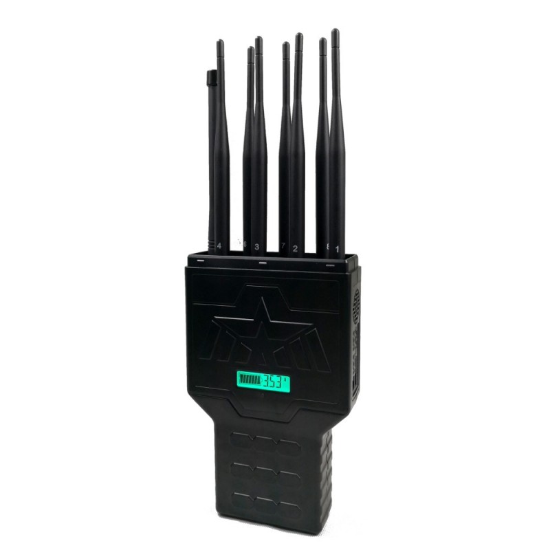 8 bands portable mobile network jammer