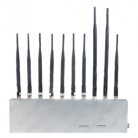 10 bands GSM GPS LoJack systems jamming device