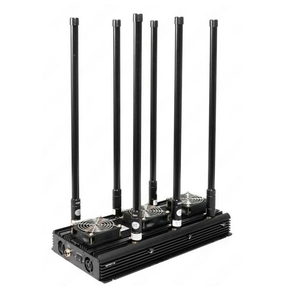 Powerful 6 bands cellular wifi jammer